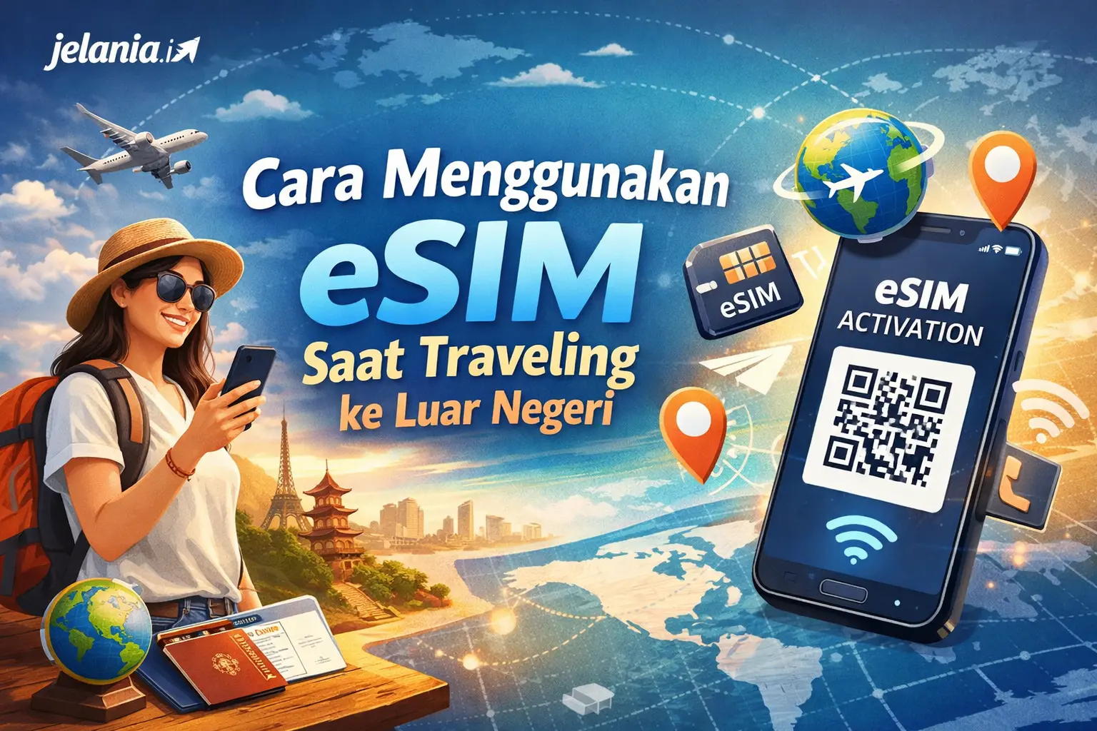Cara Menggunakan eSIM Saat Traveling ke Luar Negeri